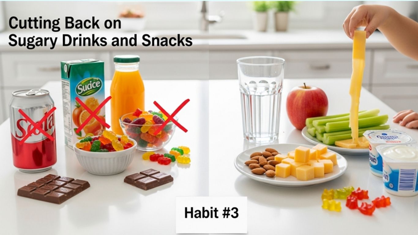 Cutting Back on Sugary Drinks and Snacks